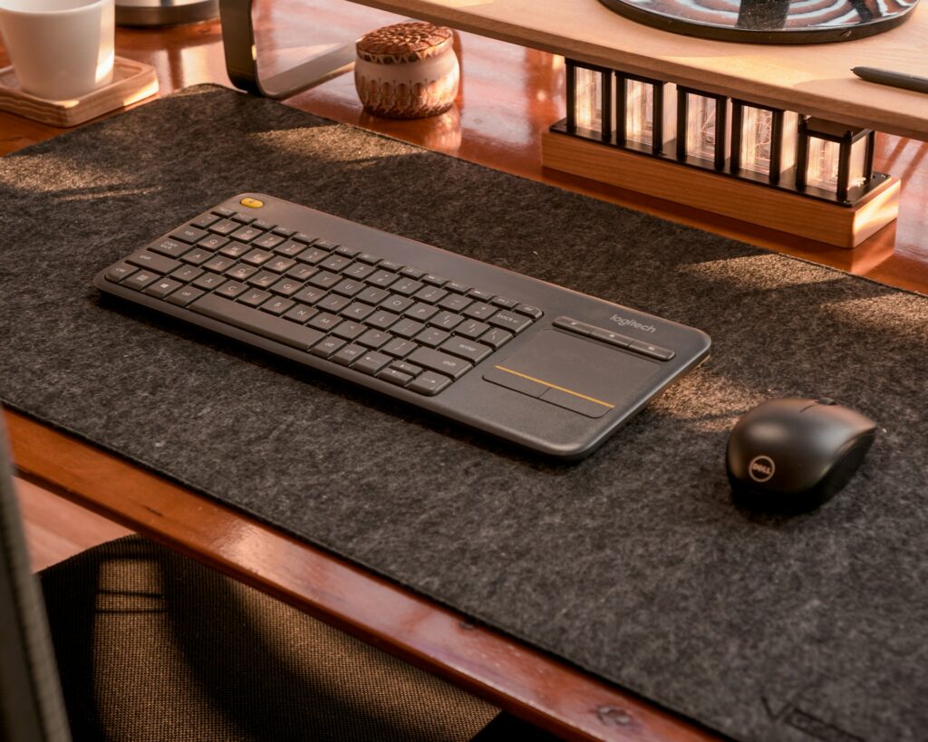 Tapis de bureau en feutre